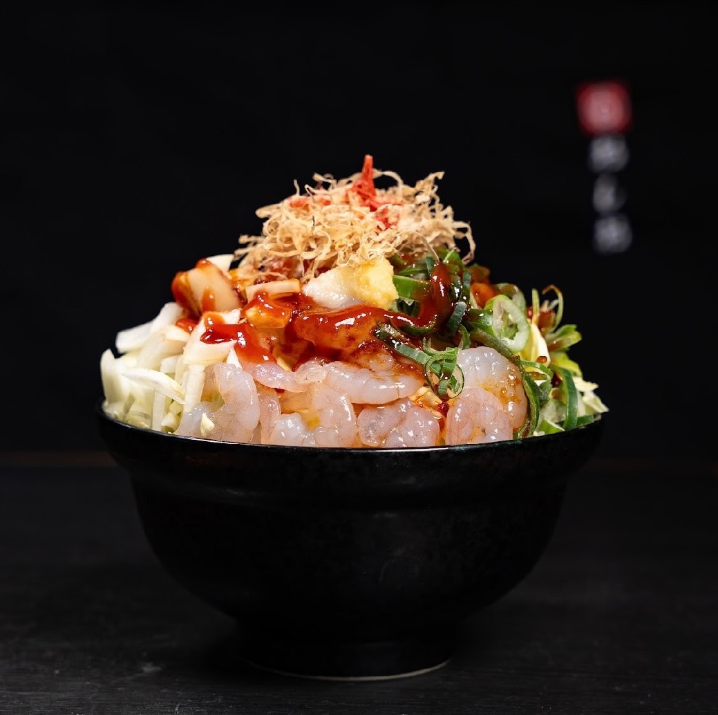 🦐 エビチリもんじゃ 🦐