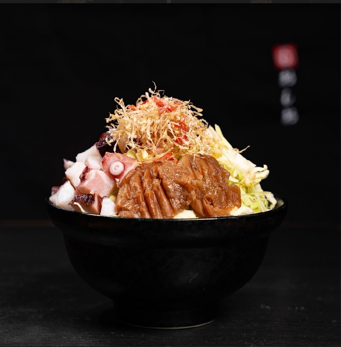 タコ梅もんじゃ🐙🌸